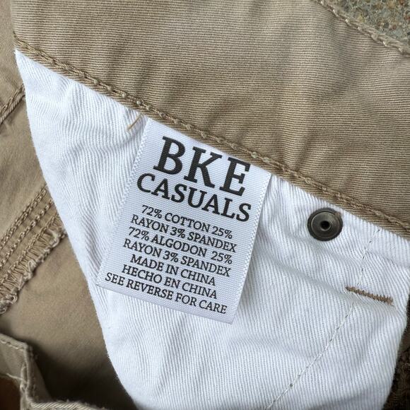Buckle BKE Casuals Jake Straight 32XL Khaki Tan Dress Pants - Picture 5 of 8